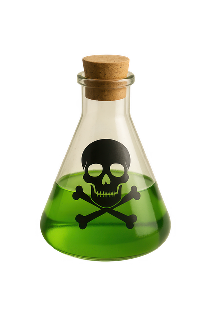 Free ai generated poison flask toxic potion illustration