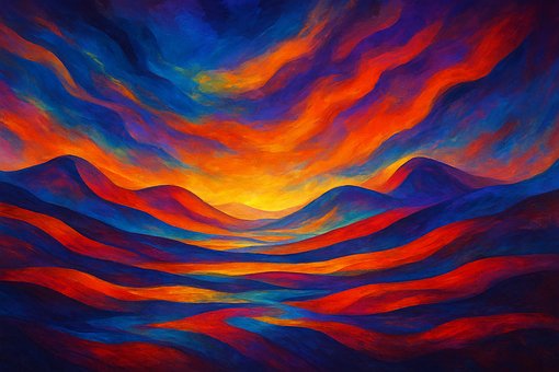 Free Nature Landscape ai generated image and illustration