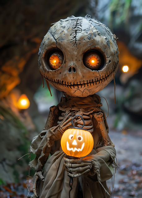 Halloween, Falle, Tåke, Skyggen, Lys
