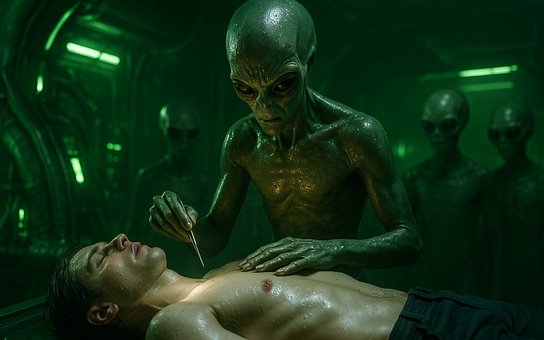Alien, Ufo, Raumschiff, Raum, Labor