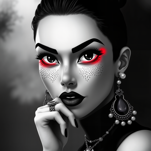 Free woman female model illustration
