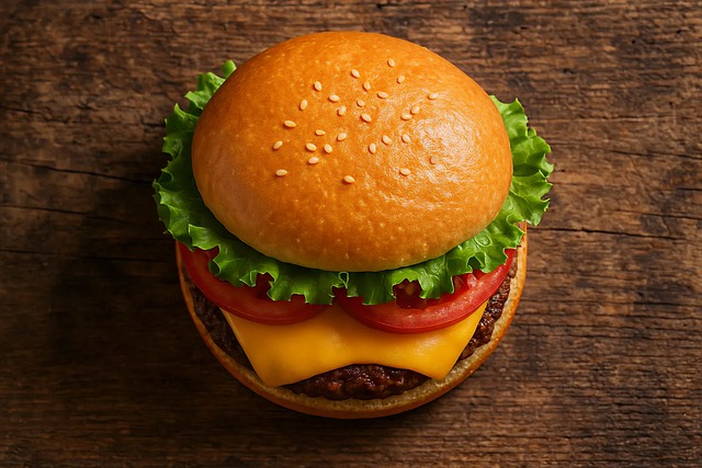 Free ai generated burger hamburger illustration