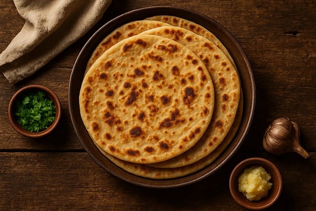 Ai Gerado, Paratha, Raita, Comida