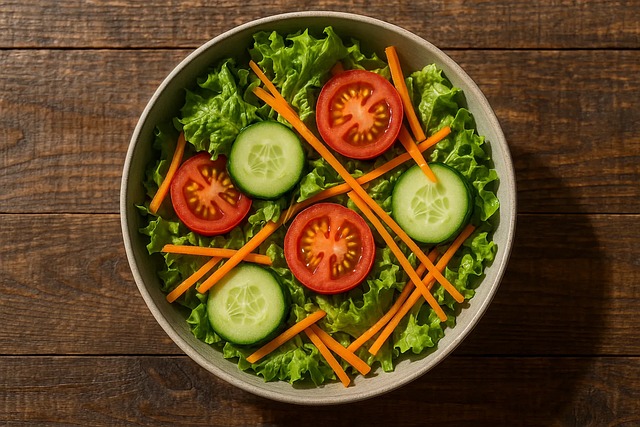 Free salad healthy food illustration