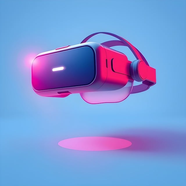 Free colorful virtual reality illustration