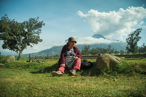 Free Elderly Woman Hat photo and picture