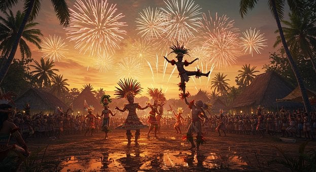 Festival Cultural, Ambiente De Pueblo