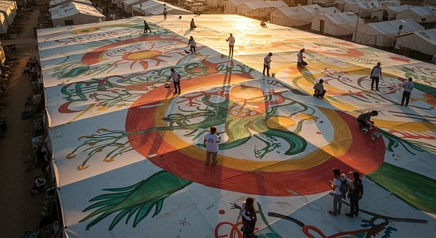 Mural De Refugiados