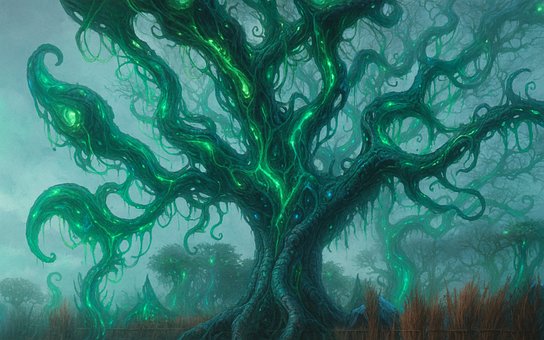 Baum, Magisch, Wald, Fantasie