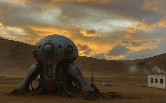 Sci-Fi, Außerirdisch, Roboter