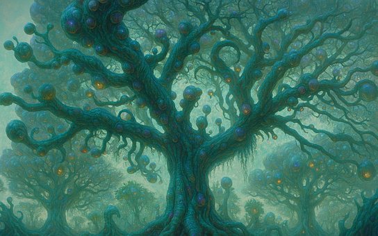 Baum, Fantasie, Traumhaftes Bild, Natur