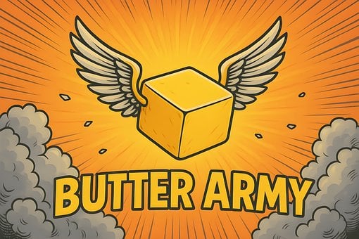Banner, Butter, Album, Ai, Gelb, Lila