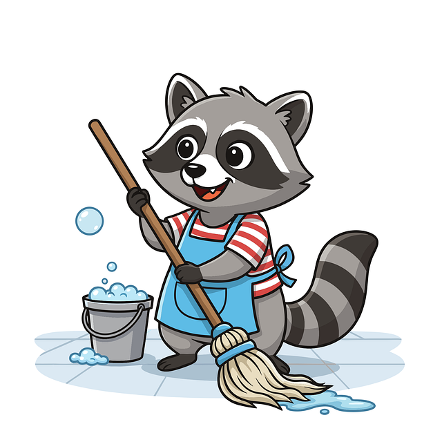 Free raccoon cleaner raccoon funny raccoon vector