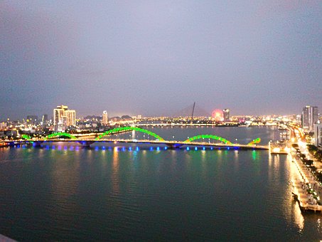 Free Danang Vietnam ai generated image and illustration