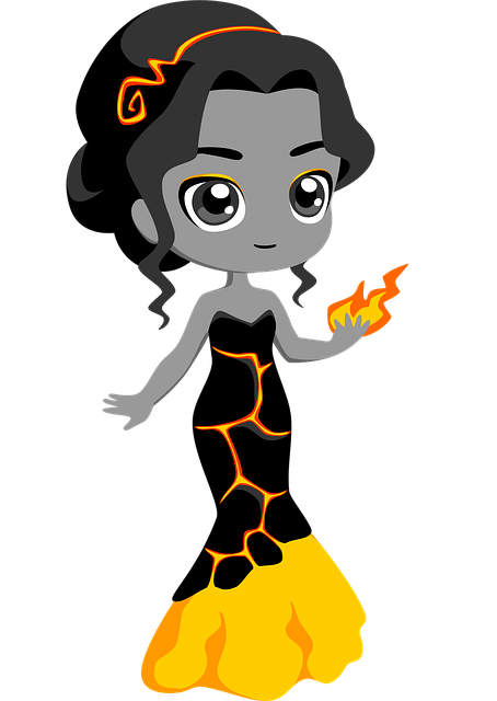 Free magma lava fire illustration
