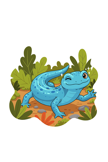 Free ai generated chameleon reptile illustration