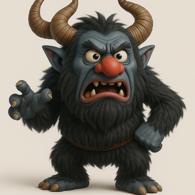 Free karakoncolos mythological creature folklore monster illustration