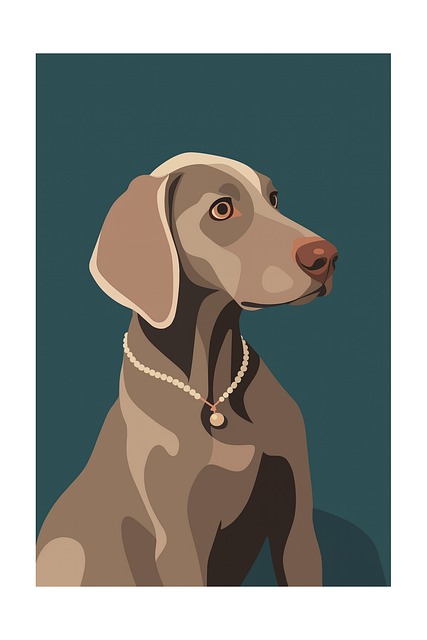 Free dog weimaraner animal illustration
