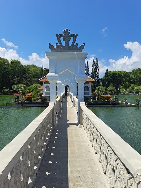 Bali, Indonesia, Taman Ujung, Vannpalass