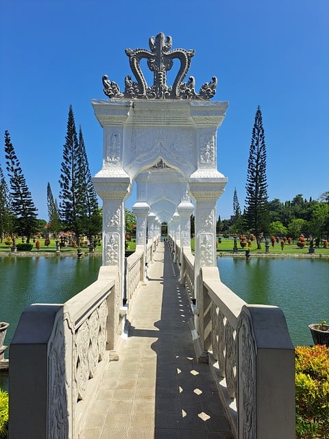 Bali, Indonesia, Taman Ujung, Vannpalass