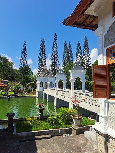 Bali, Indonesia, Taman Ujung, Vannpalass