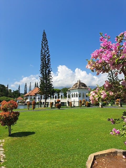Bali, Indonesia, Taman Ujung, Vannpalass