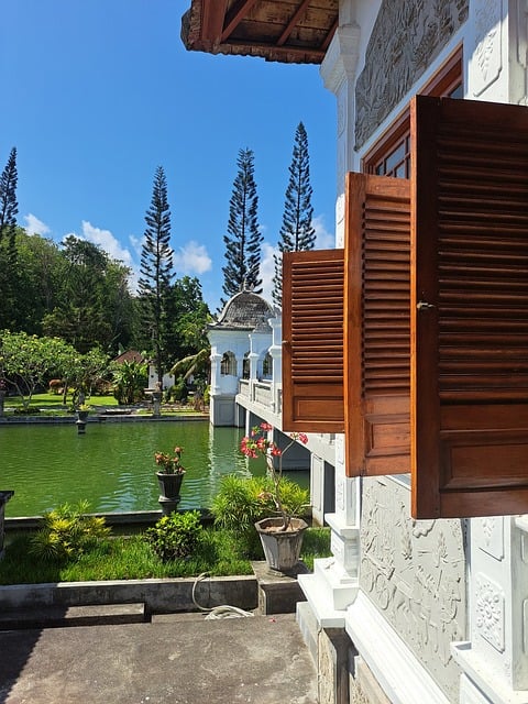 Bali, Indonesia, Taman Ujung, Vannpalass