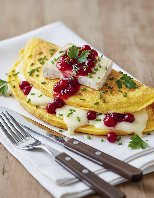 Free omelette gourmet breakfast illustration