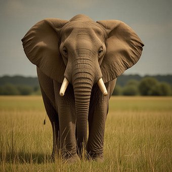 Elefant, Afrika, Dyr, Villmark, Stamme