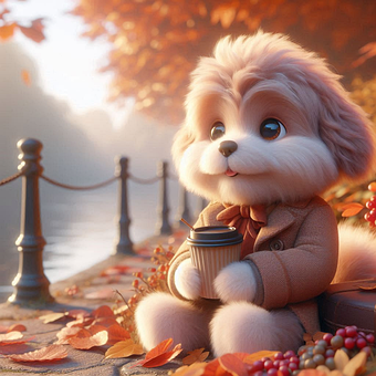 Conejo, Lindo, Naturaleza, Café, Otoño