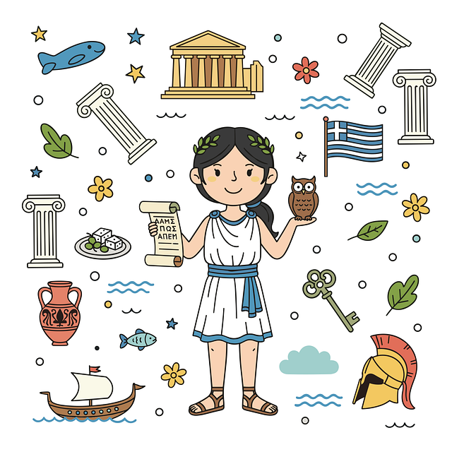 Free greece greek culture athens vector