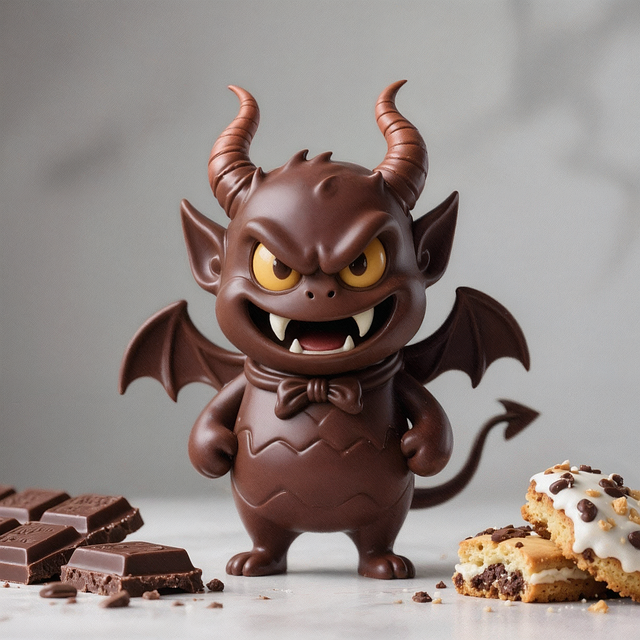 Download Devil, Chocolate, Monster. Royalty-Free Stock