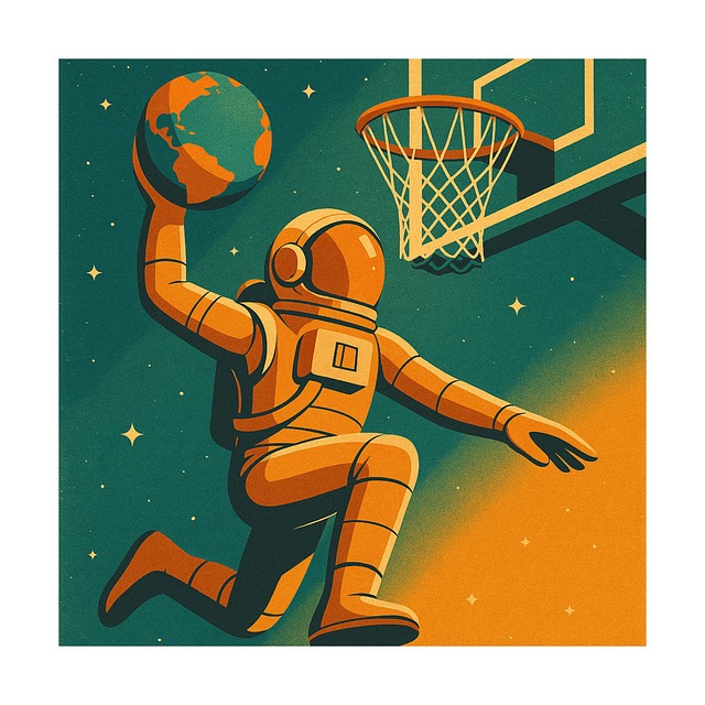 Astronaut, Spaţiu, Baschet, Pământ