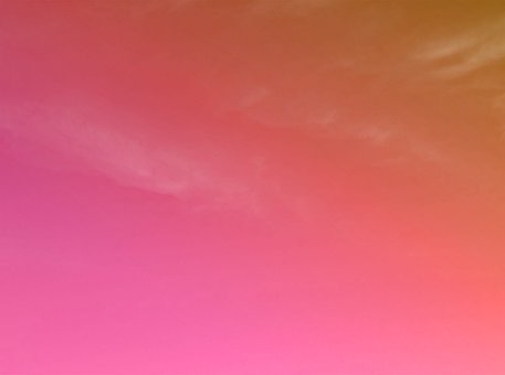 Cielo, Rosado, Naranja, Bonito Cielo