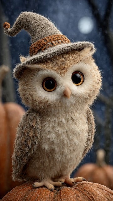 Free Owl Halloween illustration and picture