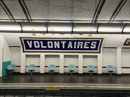 Metro, Metrô, Estação, Paris