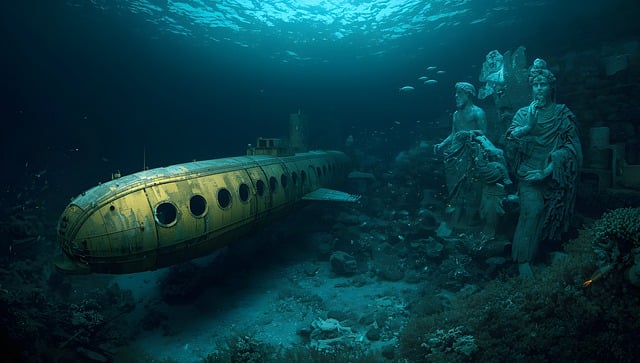 Free Atlantis Submarine illustration and picture