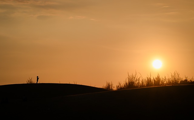 Zon, Zonsondergang, Natuur, Landschap