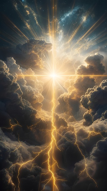 Free Golden Light Cosmic illustration and picture