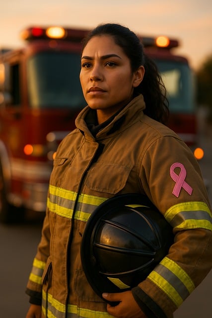 Free firefighter woman uniform illustration