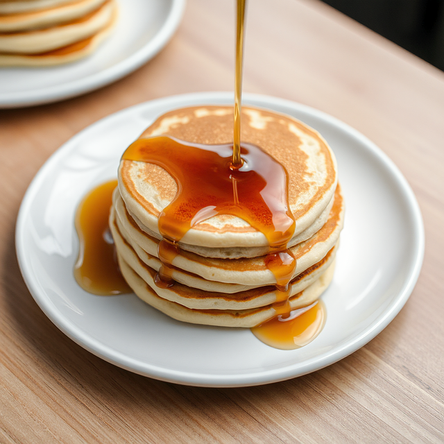 Free pancakes breakfast food illustration