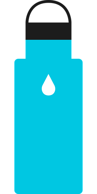 Free water bottle flask bottle illustration