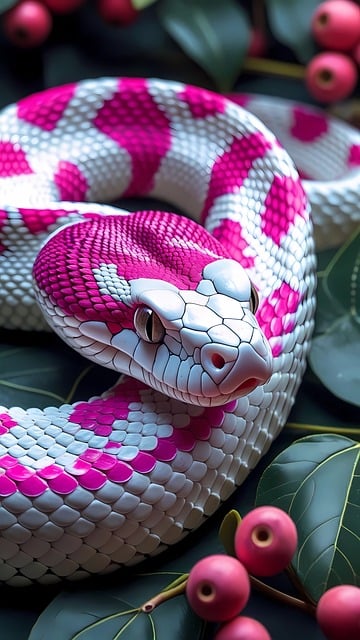 Free snake reptile scales illustration