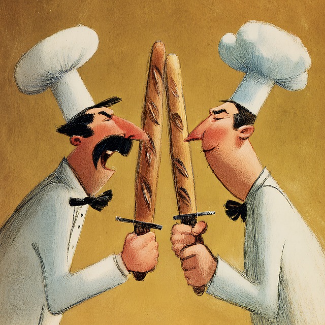 Ai Generiert, Koch, Kochen, Stangenbrot