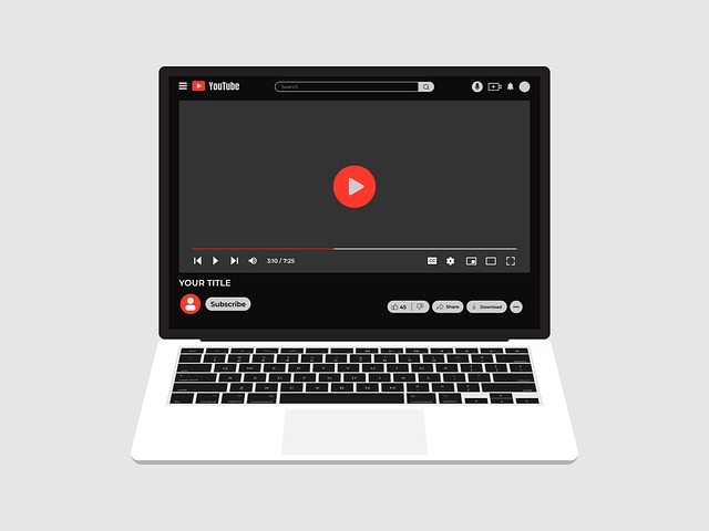 Free Browser Mockup Youtube vector and picture