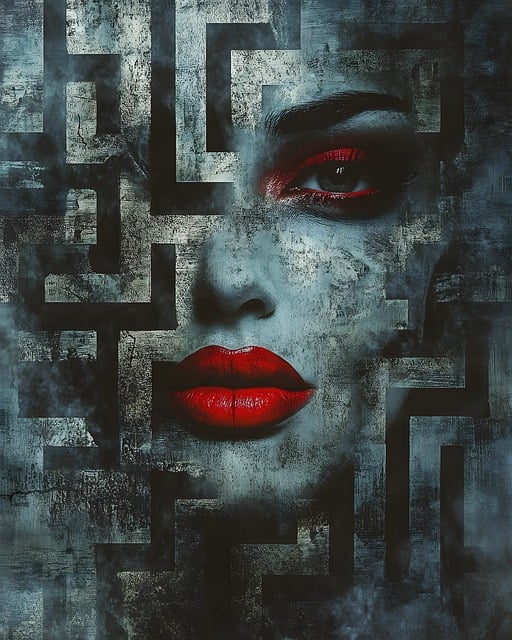 Free double exposure double exhibition illustration