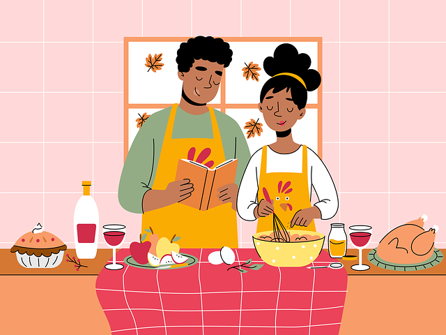 Free thanksgiving thanksgiving dinner dinner illustration