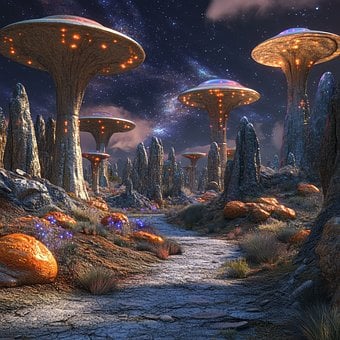 Außerirdischer, Science-Fiction, Planet