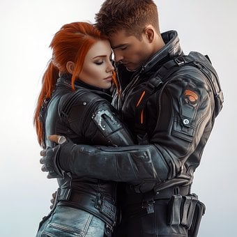 Science-Fiction, Romantik, Paar