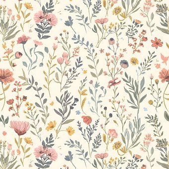 Wildblumen, Wiese, Blumen, Botanisch